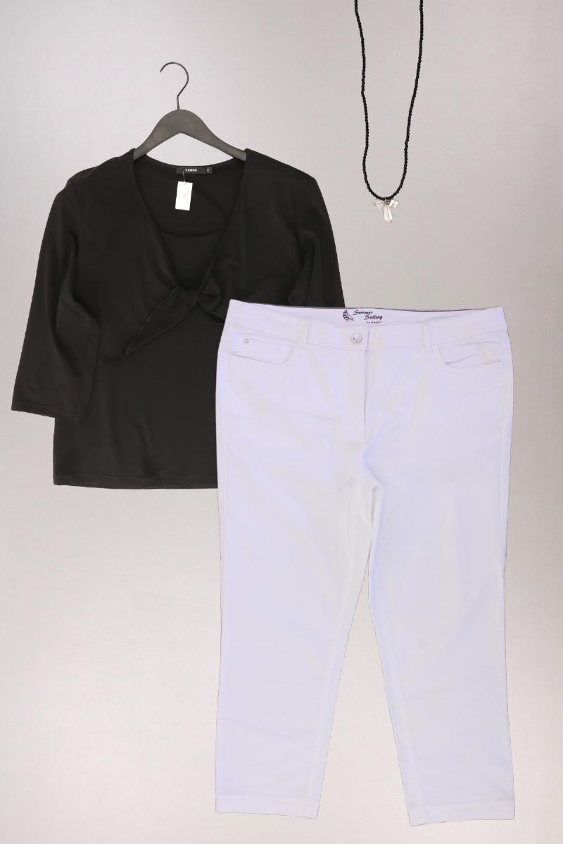Second Hand Outfit Größe XL mit Verse Regular Bluse in Gr. 46 und Halskette