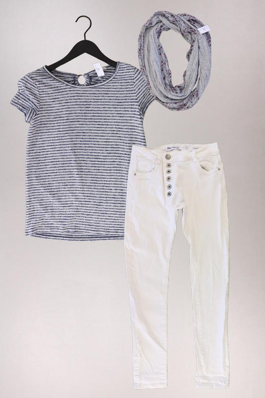 Second Hand Outfit Größe XS mit Esprit Ringelshirt in Gr. XS und Schal