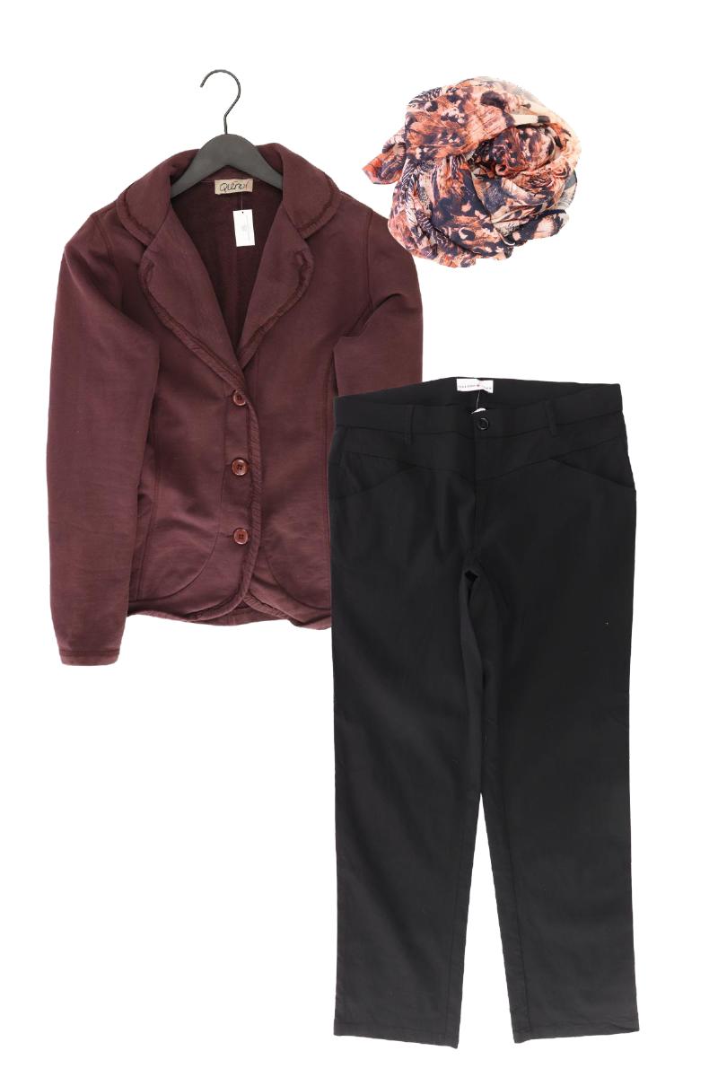 Second Hand Outfit Größe XL mit Qiero! Jerseyblazer in Gr. 44 und Schal