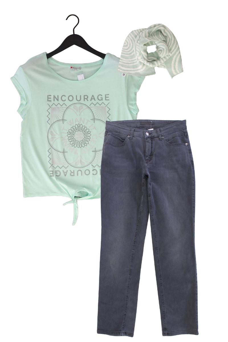 Second Hand Outfit Größe M mit Street One T-Shirt in Gr. 38 und Schal