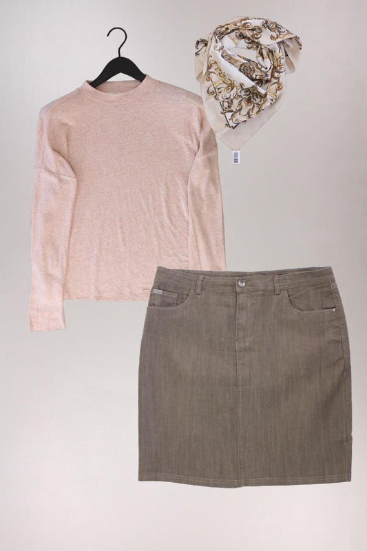 Second Hand Outfit Größe L mit Tom Tailor (Denim) Feinstrickpullover in Gr. L