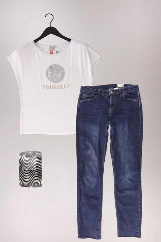 Second Hand Outfit Größe M mit Street One T-Shirt in Gr. 38 und Armband