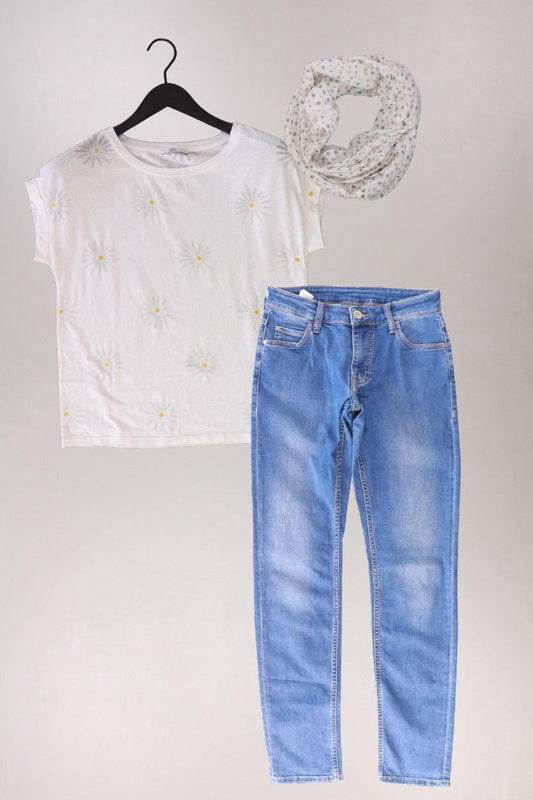 Second Hand Outfit Größe S mit edc by Esprit Printshirt in Gr. S und Tuch