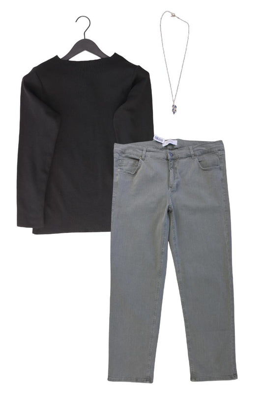Second Hand Outfit Größe XXL mit Trendyol Longsleeve-Shirt in Gr. 48