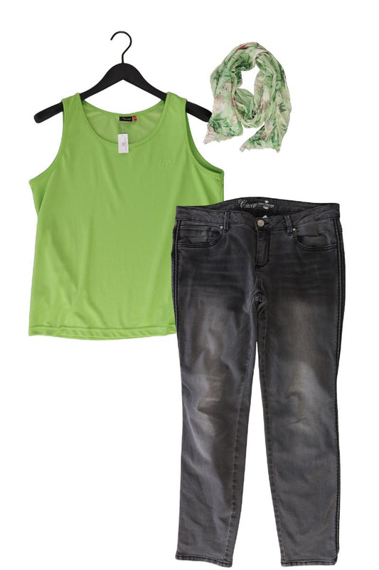 Second Hand Outfit Größe XL mit maier sports Trägertop in Gr. 44 und Tuch