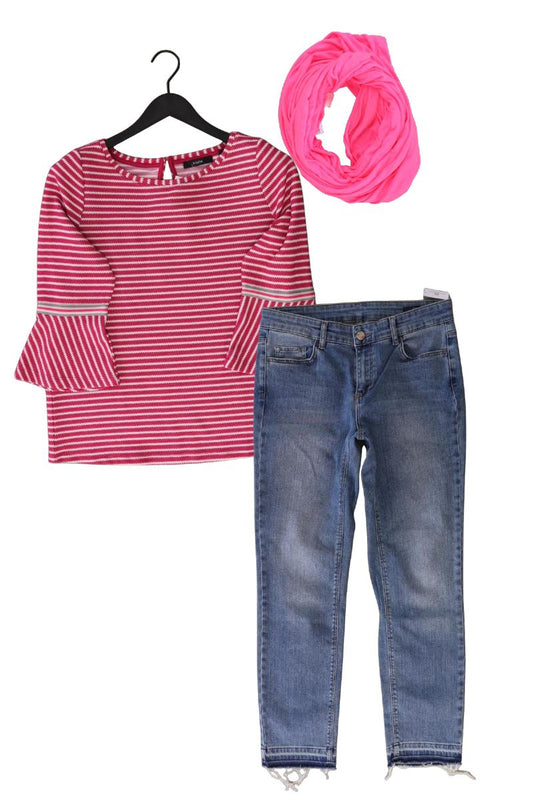 Second Hand Outfit Größe M mit Bonita Feinstrickpullover in Gr. M und Tuch