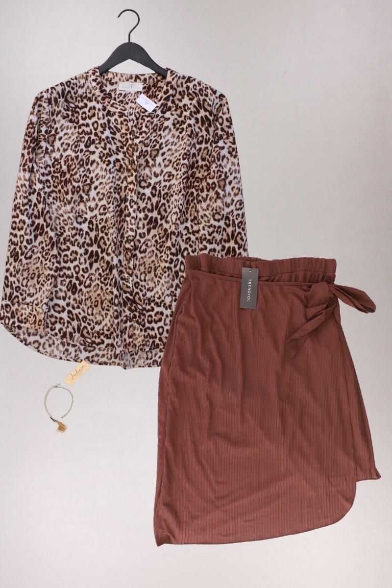 Second Hand Outfit Größe XXL mit Pfeffinger Schluppenbluse in Gr. 48 und Armband