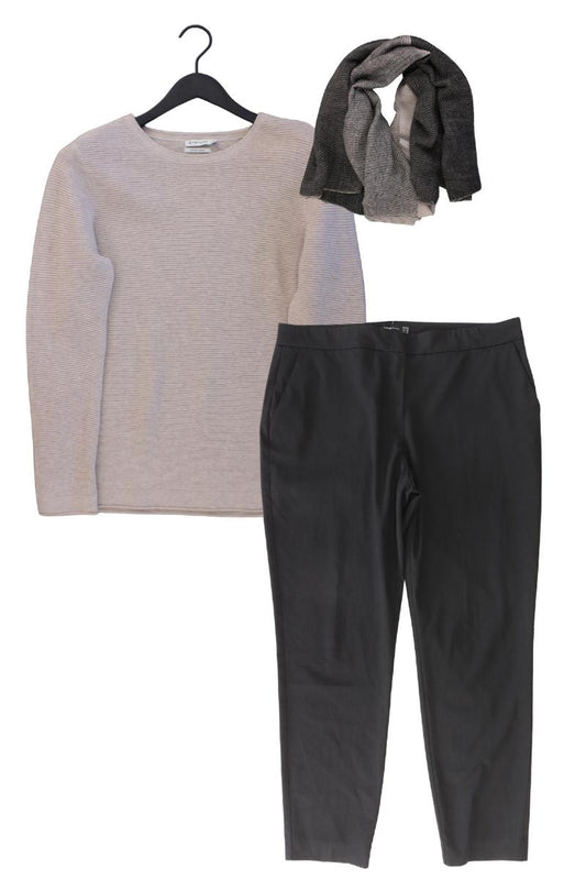 Second Hand Outfit Größe L mit Tom Tailor Feinstrickpullover in Gr. L und Schal