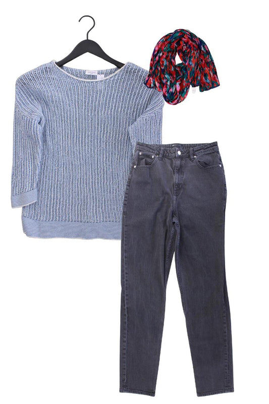 Second Hand Outfit Größe M mit Gerry Weber Grobstrickpullover in Gr. 40