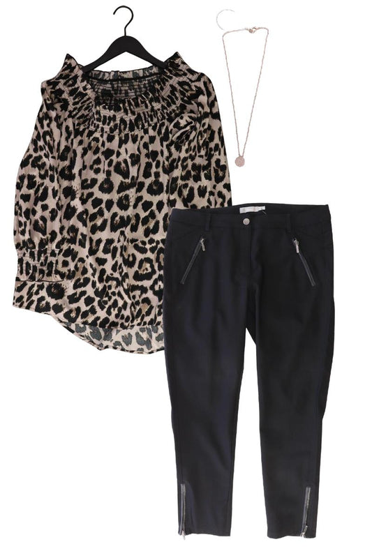 Second Hand Outfit Größe XL mit Regular Bluse in Gr. 44 und Halskette
