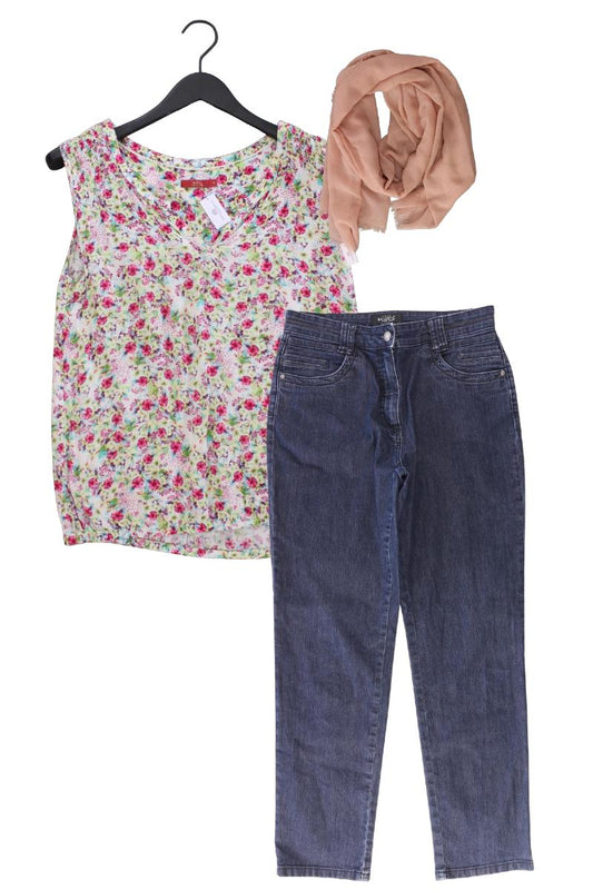 Second Hand Outfit Größe M mit edc by Esprit Ärmellose Bluse in Gr. M und Tuch