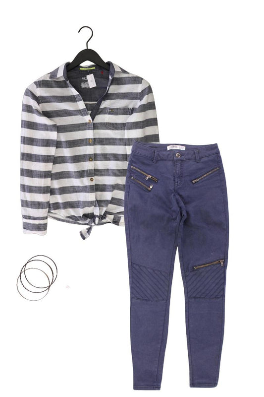 Second Hand Outfit Größe XS mit QS by s.Oliver Langarmbluse in Gr. 34
