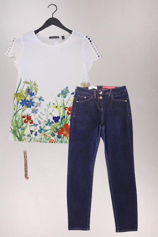 Second Hand Outfit Größe S mit Esprit Kurzarmbluse in Gr. S und Armband