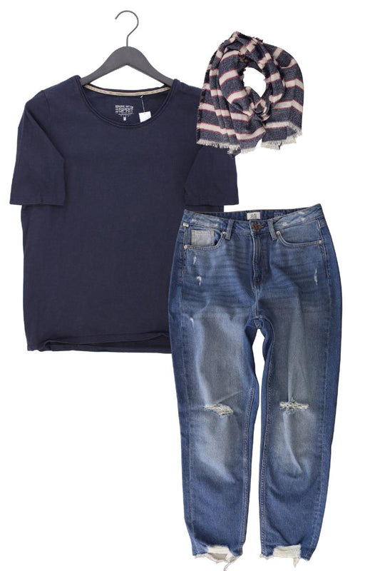 Second Hand Outfit Größe M mit Esprit T-Shirt in Gr. M und Schal