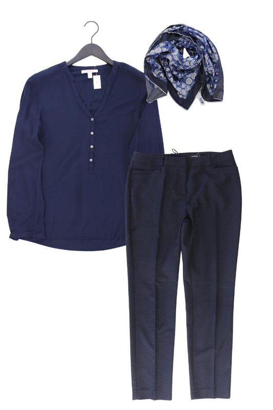 Second Hand Outfit Größe M mit Esprit Langarmbluse in Gr. 38 und Tuch