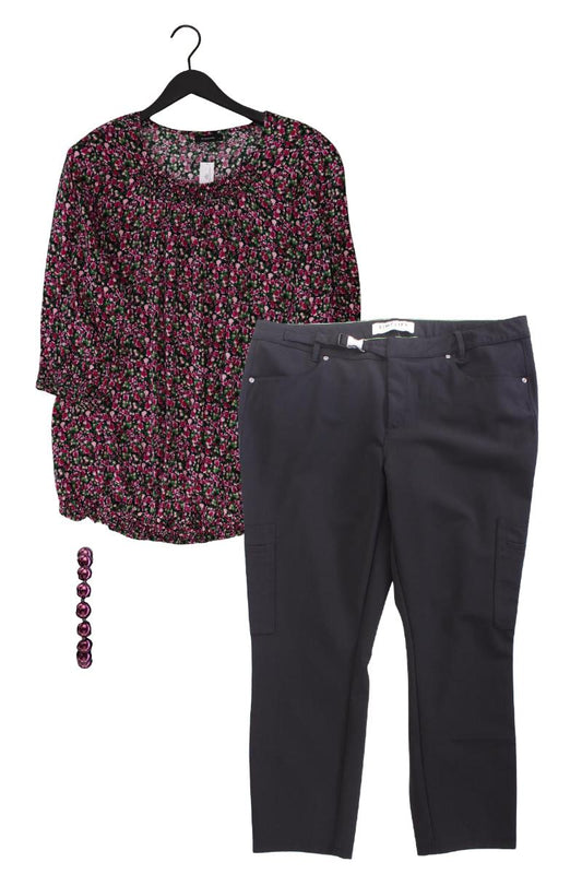 Second Hand Outfit Größe XXL mit Zizzi Regular Bluse in Gr. XXL und Armband