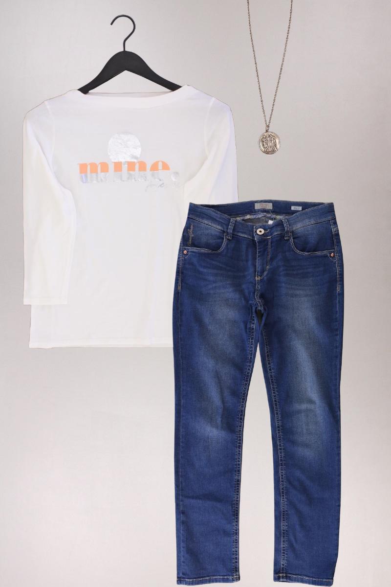 Second Hand Outfit Größe S mit Street One Regular Shirt in Gr. 36 und Halskette