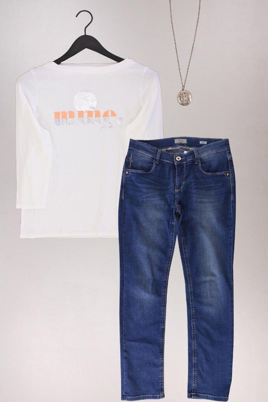 Second Hand Outfit Größe S mit Street One Regular Shirt in Gr. 36 und Halskette