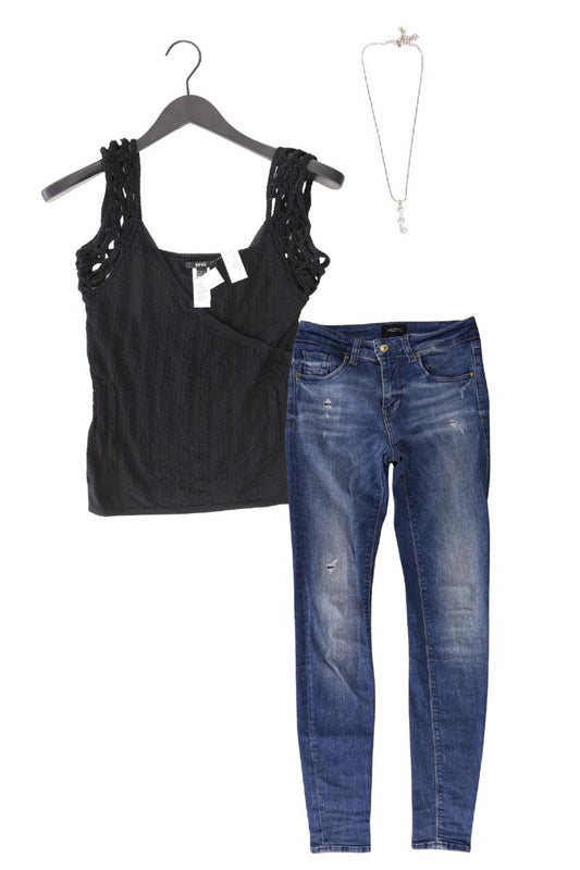 Second Hand Outfit Größe S mit Mango Trägertop in Gr. S und Halskette
