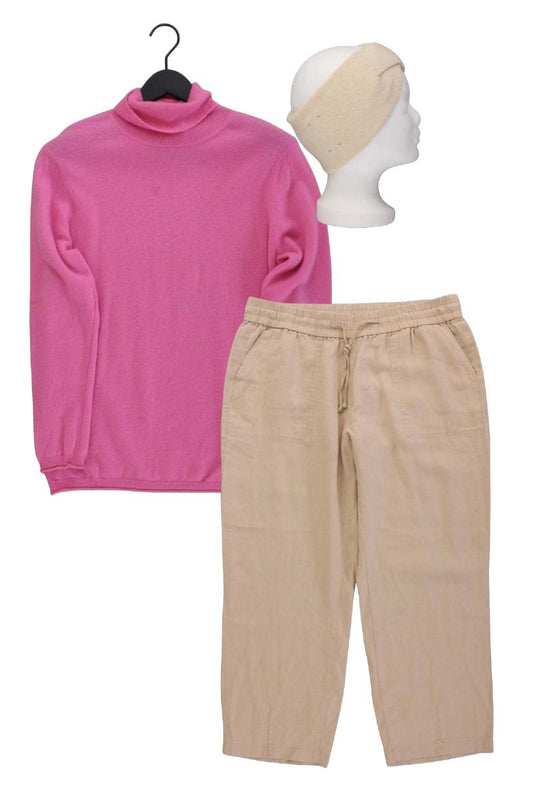 Second Hand Outfit Größe XL mit CLARINA Rollkragenpullover in Gr. 46