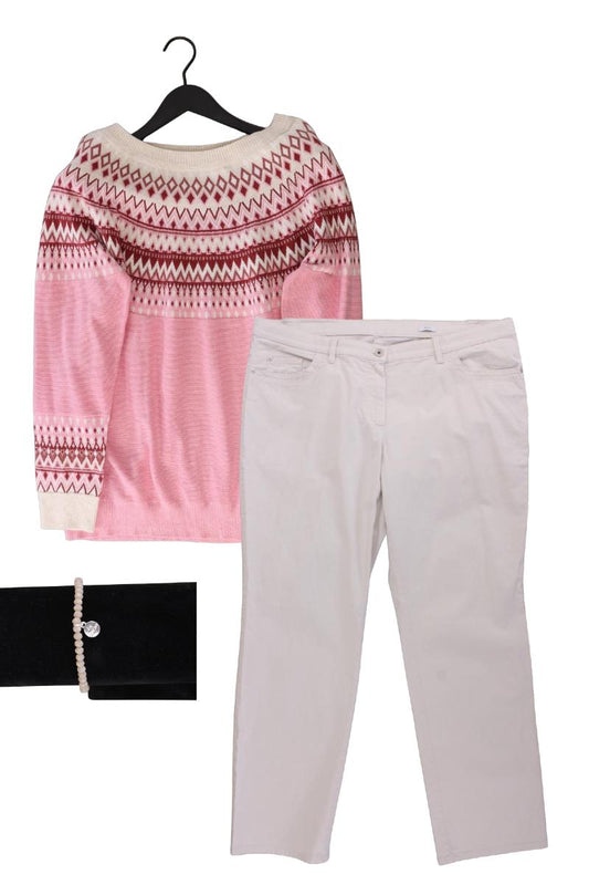 Second Hand Outfit Größe XXL mit Esprit Feinstrickpullover in Gr. XXL