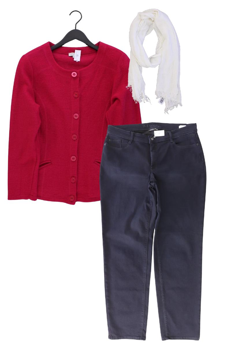 Second Hand Outfit Größe XL mit Gina Laura Strickjacke in Gr. XL und Tuch