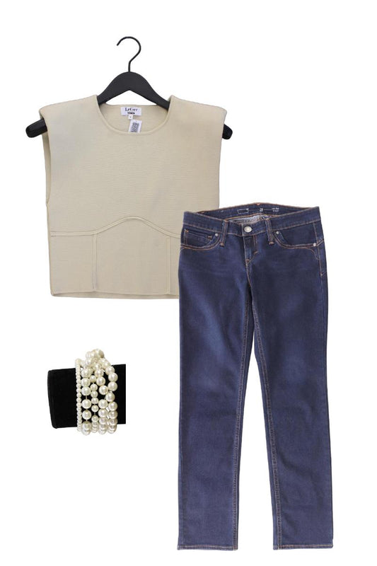 Second Hand Outfit Größe S mit LeGer by Lena Gercke Crop Top in Gr. 36