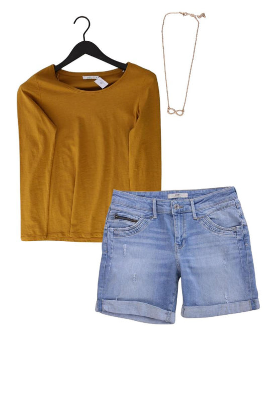 Second Hand Outfit Größe XS mit edc by Esprit Longsleeve-Shirt in Gr. XS