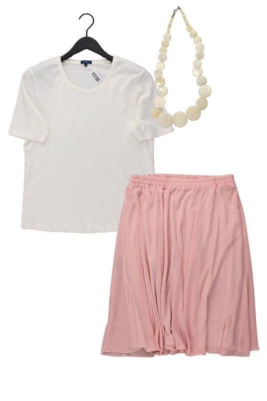 Second Hand Outfit Größe XL mit T-Shirt in Gr. 44, Goldner Tüllrock in Gr. 44