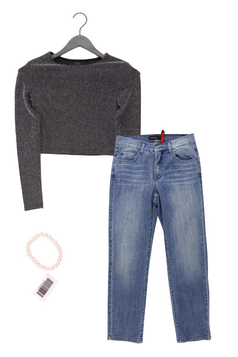 Second Hand Outfit Größe XS mit Cropped Shirt in Gr. XS und Armband