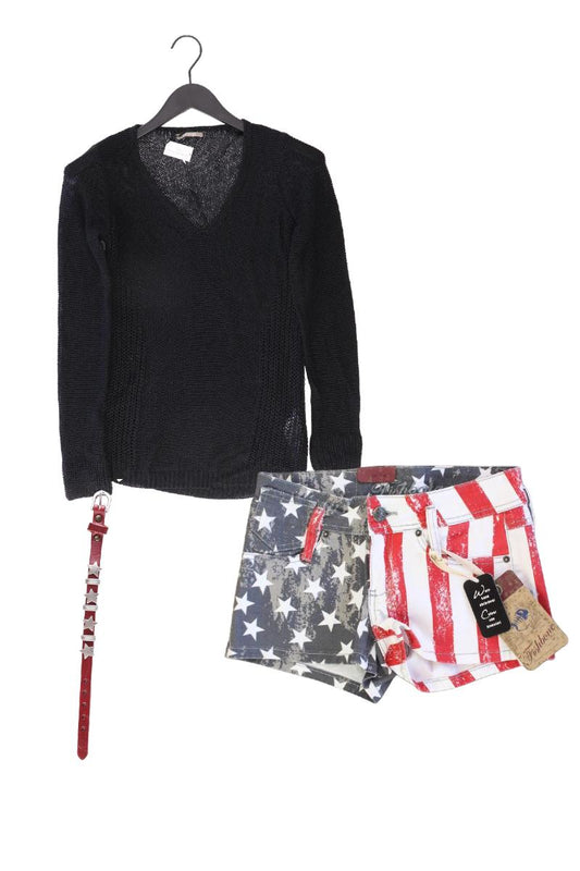 Second Hand Outfit Größe S mit Grobstrickpullover in Gr. S und Armband