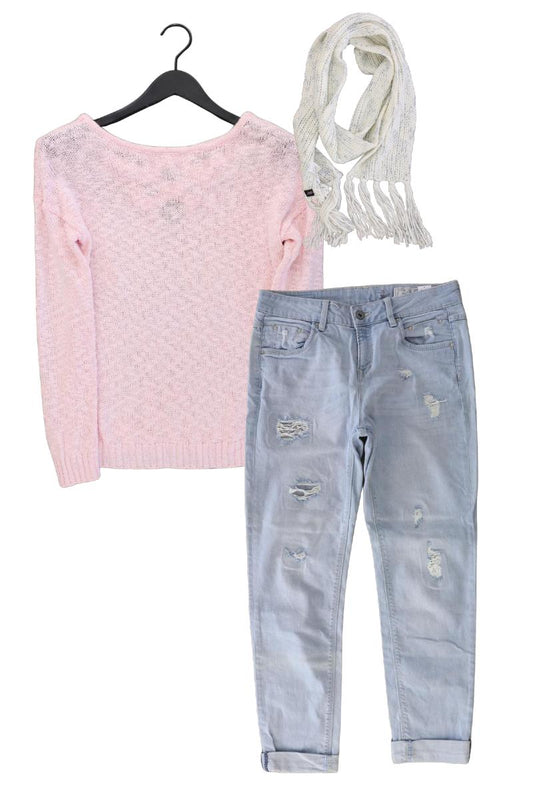 Second Hand Outfit Größe XS mit Venice Beach Feinstrickpullover in Gr. 32/34