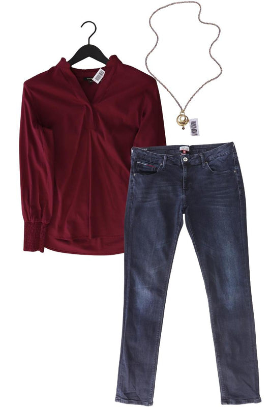 Second Hand Outfit Größe M mit More&More Langarmbluse in Gr. 38 und Halskette