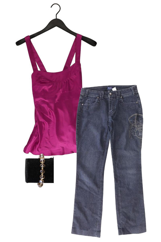 Second Hand Outfit Größe M mit United Colors of Benetton Trägertop in Gr. M