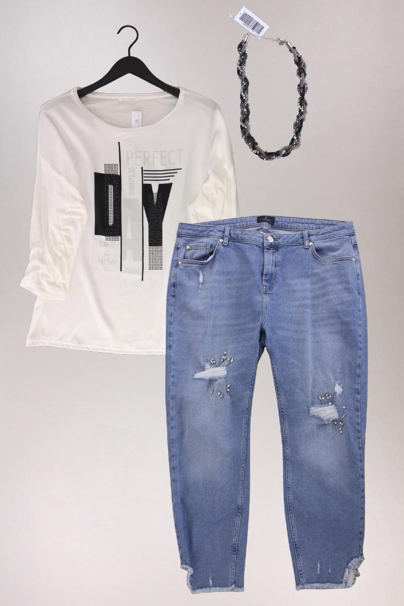 Second Hand Outfit Größe XXL mit Key Largo Printshirt in Gr. XXL und Halskette