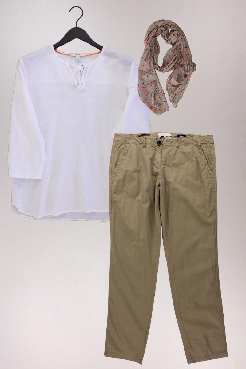 Second Hand Outfit Größe L mit Esprit Classic Bluse in Gr. 42 und Tuch