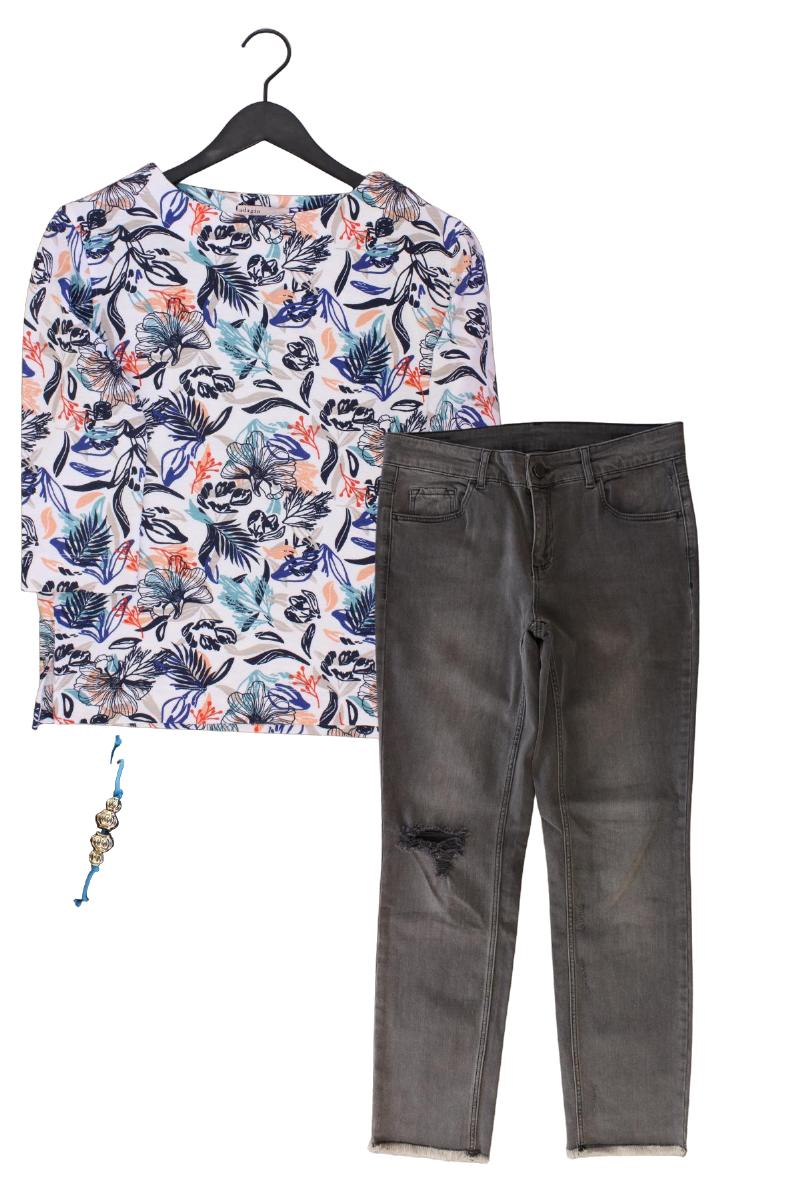 Second Hand Outfit Größe M mit Adagio Feinstrickpullover in Gr. 38 und Armband