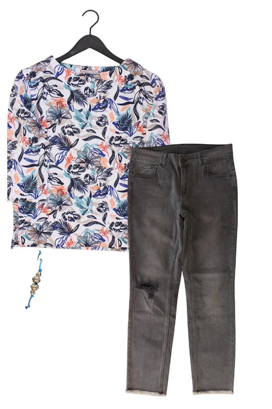 Second Hand Outfit Größe M mit Adagio Feinstrickpullover in Gr. 38 und Armband