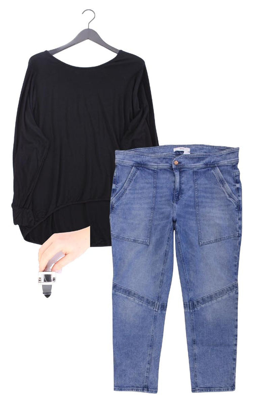 Second Hand Outfit Größe XXL mit Longsleeve-Shirt in Gr. 48 und Armband