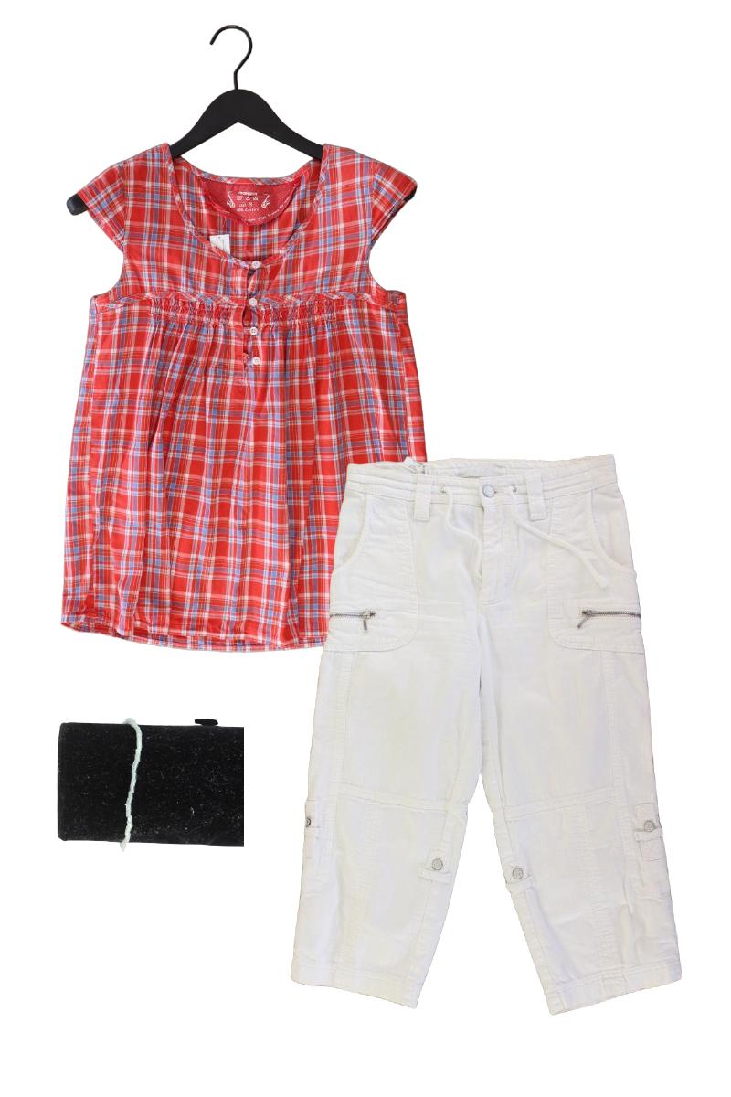 Second Hand Outfit Größe S mit Manguun Karobluse in Gr. 36/38 und Armband