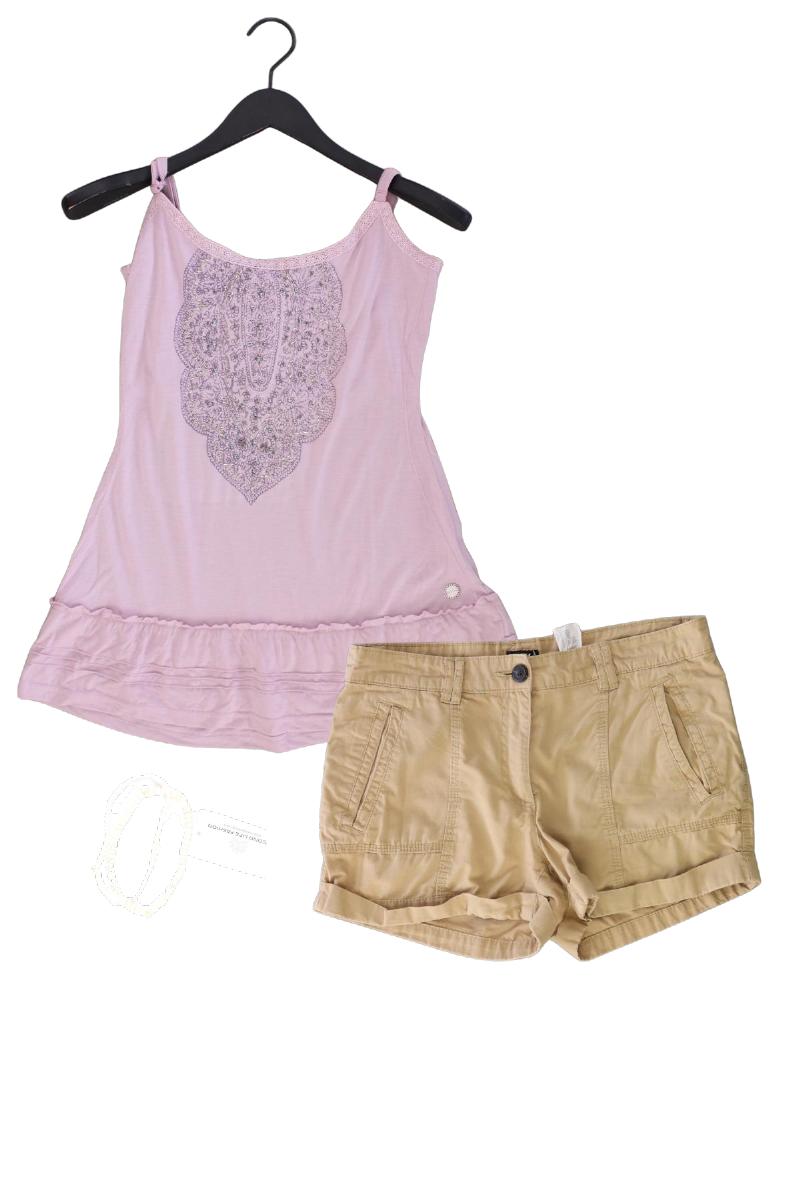 Second Hand Outfit Größe M mit Street One Spaghetti-Top in Gr. 38 und Armband