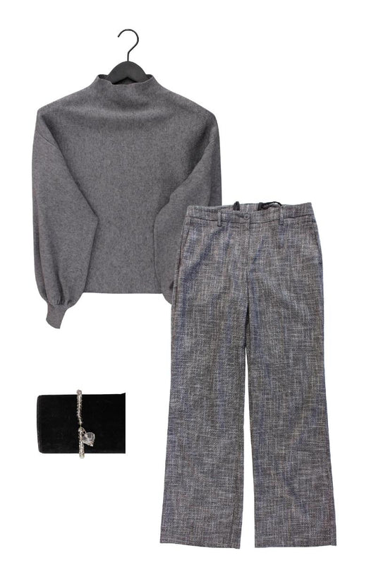 Second Hand Outfit Größe S mit Feinstrickpullover in Gr. S und Armband