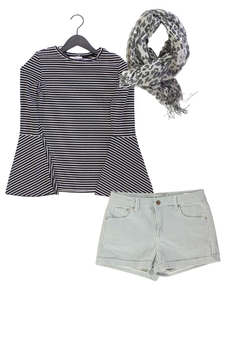 Second Hand Outfit Größe XS mit edc by Esprit Ringelshirt in Gr. XS und Schal