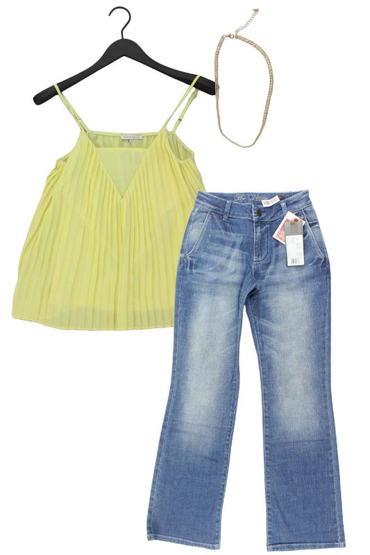 Second Hand Outfit Größe XS mit mint & berry Spaghetti-Top in Gr. 34