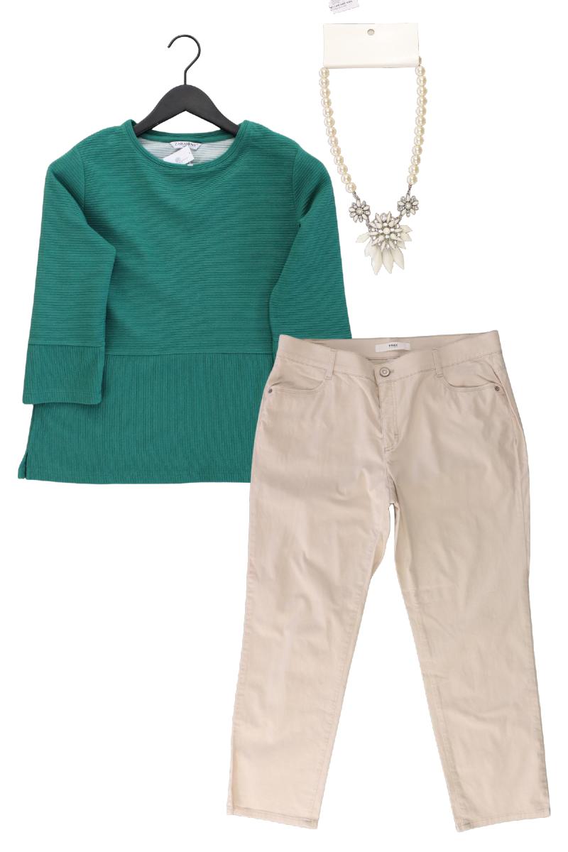 Second Hand Outfit Größe L mit Zabaione Feinstrickpullover in Gr. L