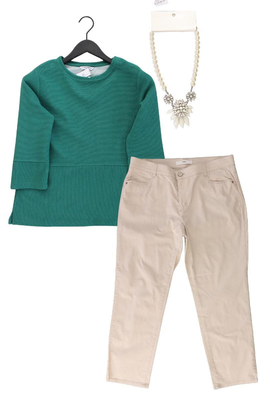 Second Hand Outfit Größe L mit Zabaione Feinstrickpullover in Gr. L