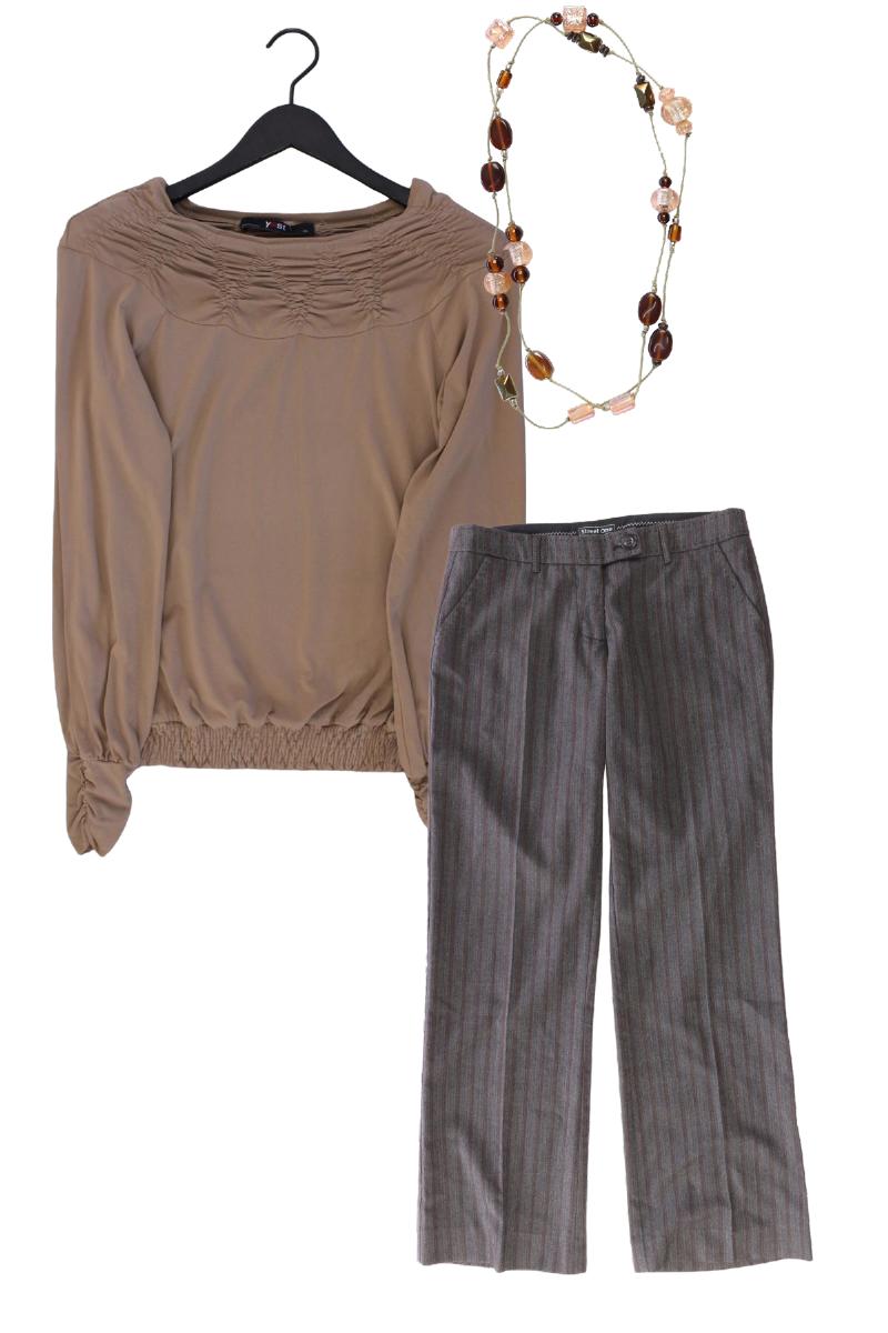 Second Hand Outfit Größe XS mit yest Longsleeve-Shirt in Gr. XS und Halskette