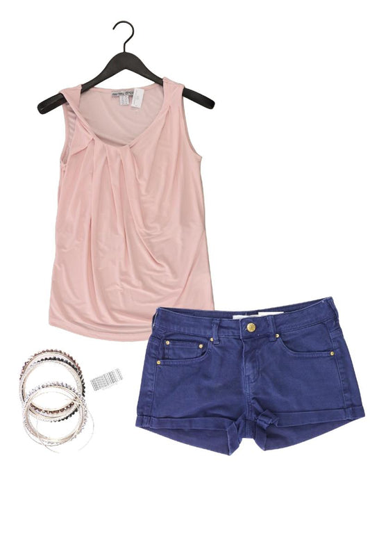 Second Hand Outfit Größe XS mit Ashley Brooke Bandeautop in Gr. 34 und Armband