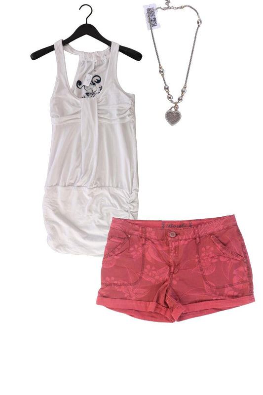 Second Hand Outfit Größe M mit Trägertop in Gr. M, Shorts in Gr. 38