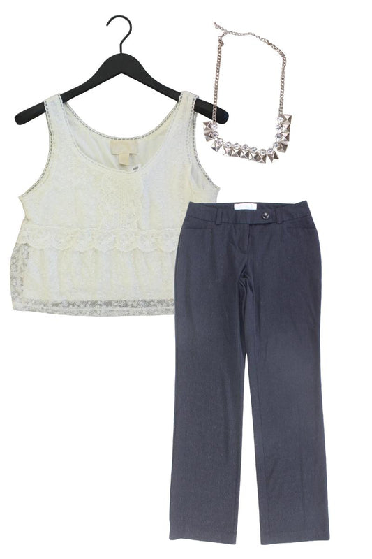 Second Hand Outfit Größe S mit Conscious Collection by H&M Spitzentop in Gr. S
